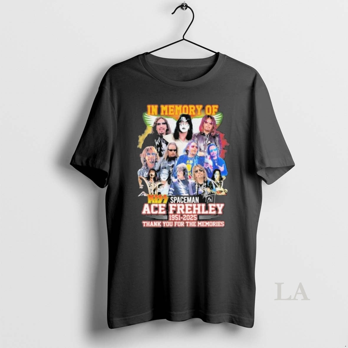 Original In Memory Of Spaceman Ace Frehley 1951 2025 Thank You For The Memories Signature