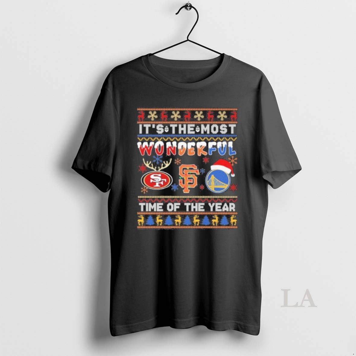 Original Its The Most Wonderful Time Of The Years San Francisco Sports Teams Christmas Ugly