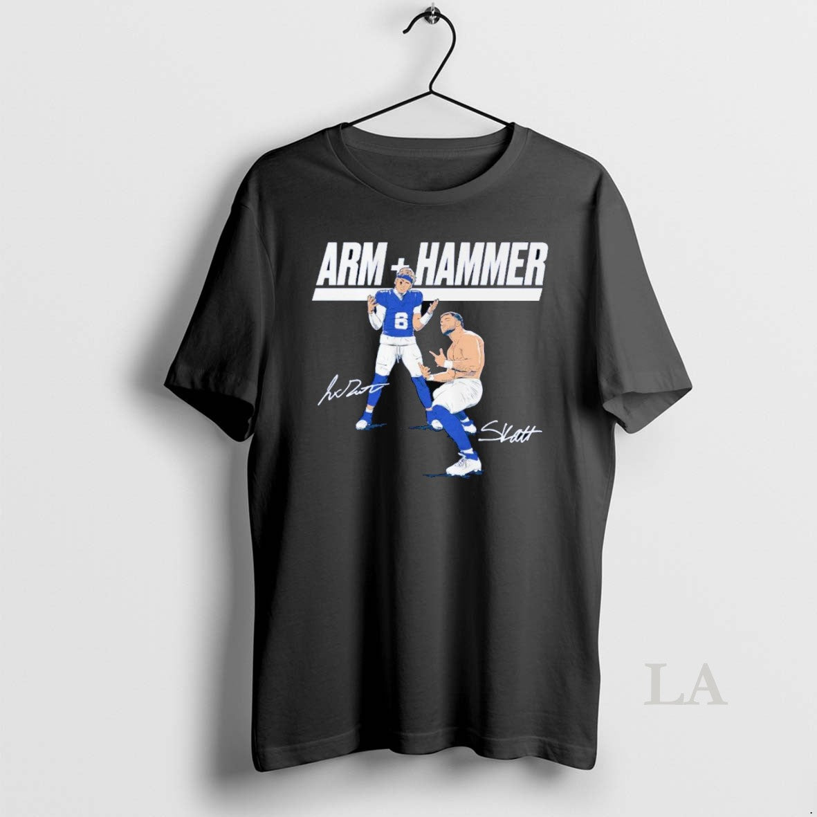 Original Jaxson Dart And Cam Skattebo Arm And Hammer Celebration