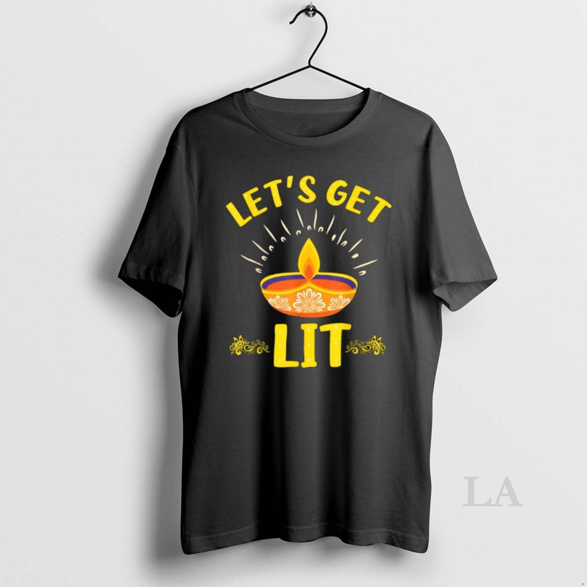 Original Lets Get Lit Happy Diwali Funny Festival Proud Indian