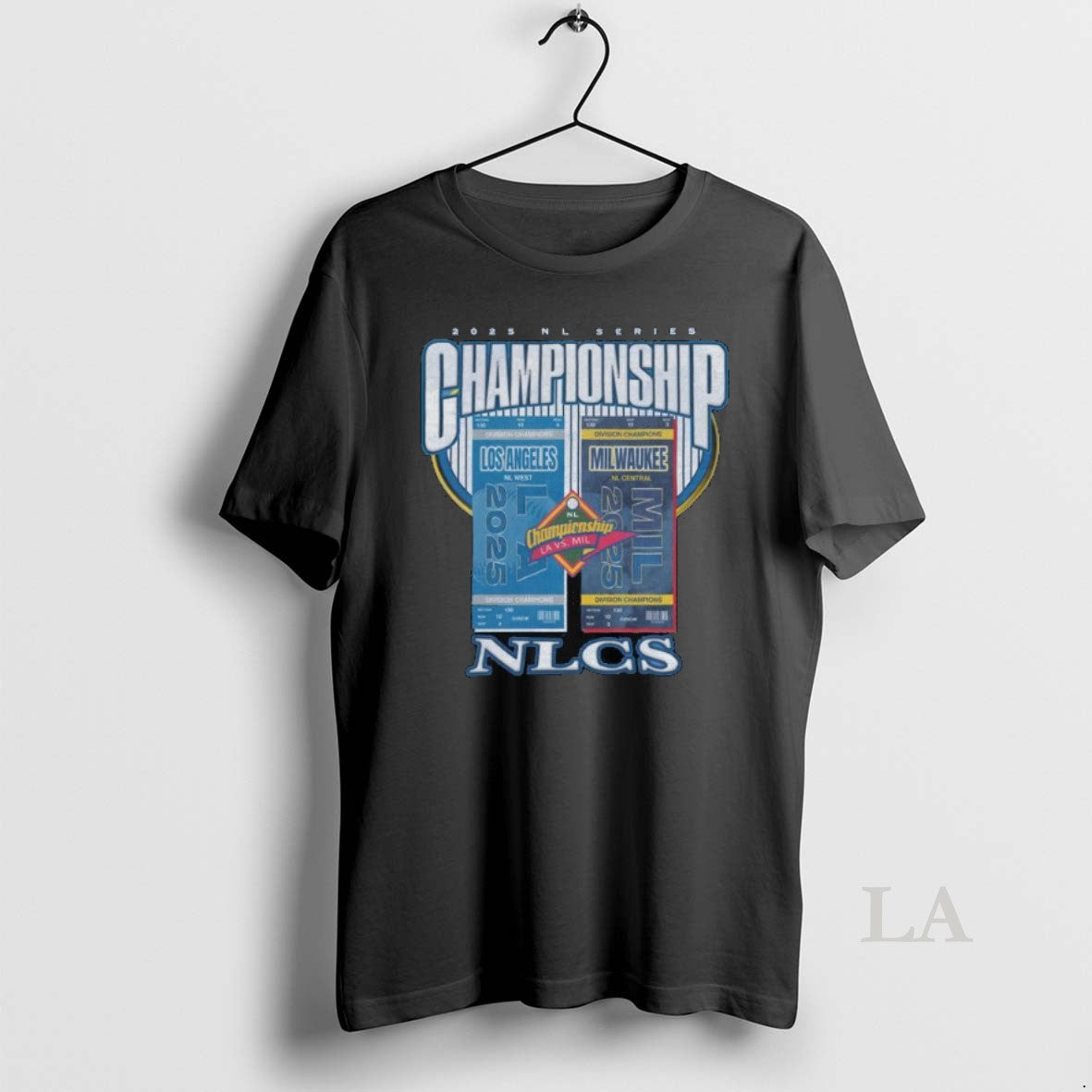 Original Los Angeles Dodgers Vs Milwaukee Brewers 2025 Nl Series Championship Nlcs Long Sleve