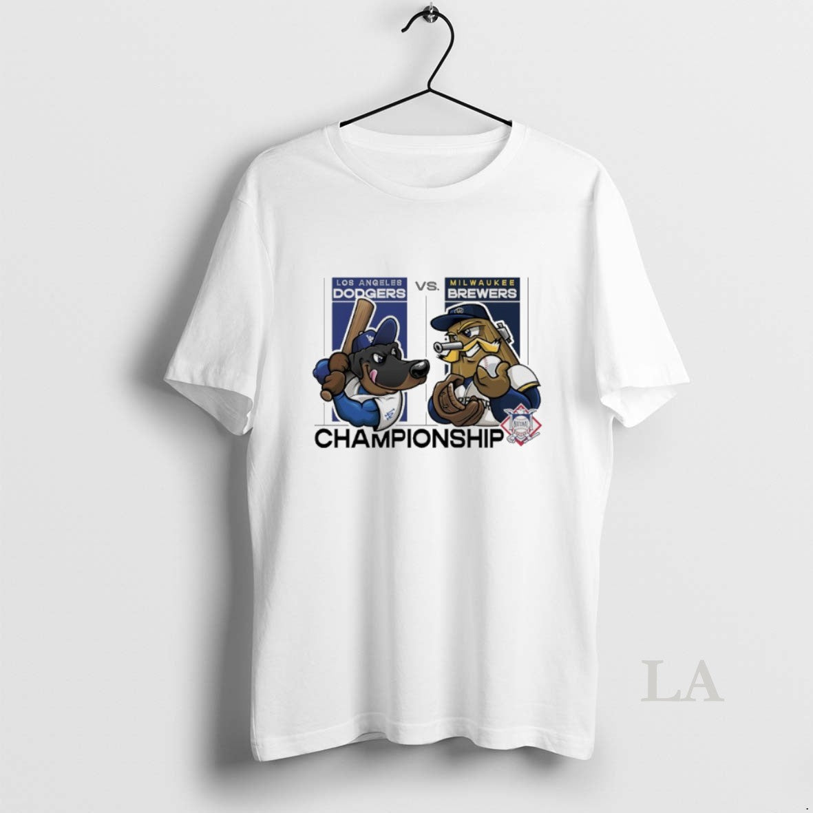 Original Los Angeles Dodgers Vs Milwaukee Brewers 2025 Nlcs Matchups Mascot