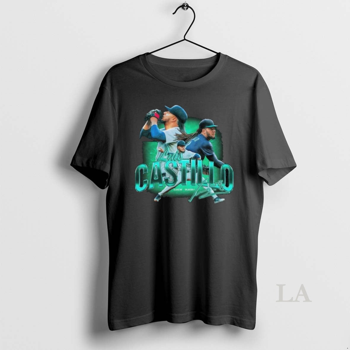 Original Luis Castillo Seattle Mariners Signature 2025 Long Sleve