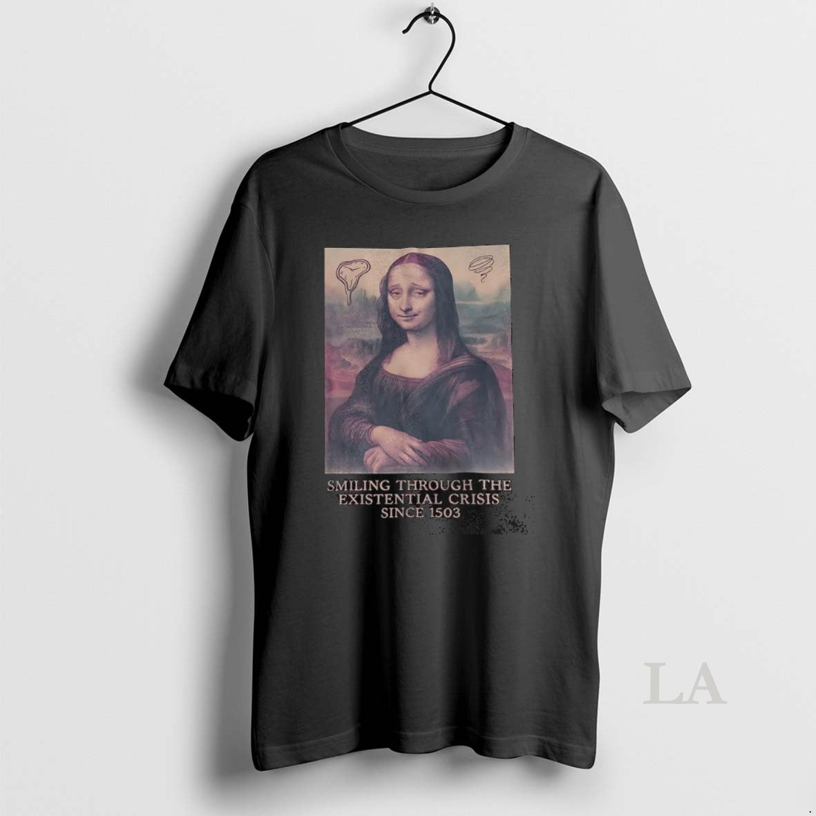Original Mona Lisa Smiling Through The Existential Crisis Since 1503