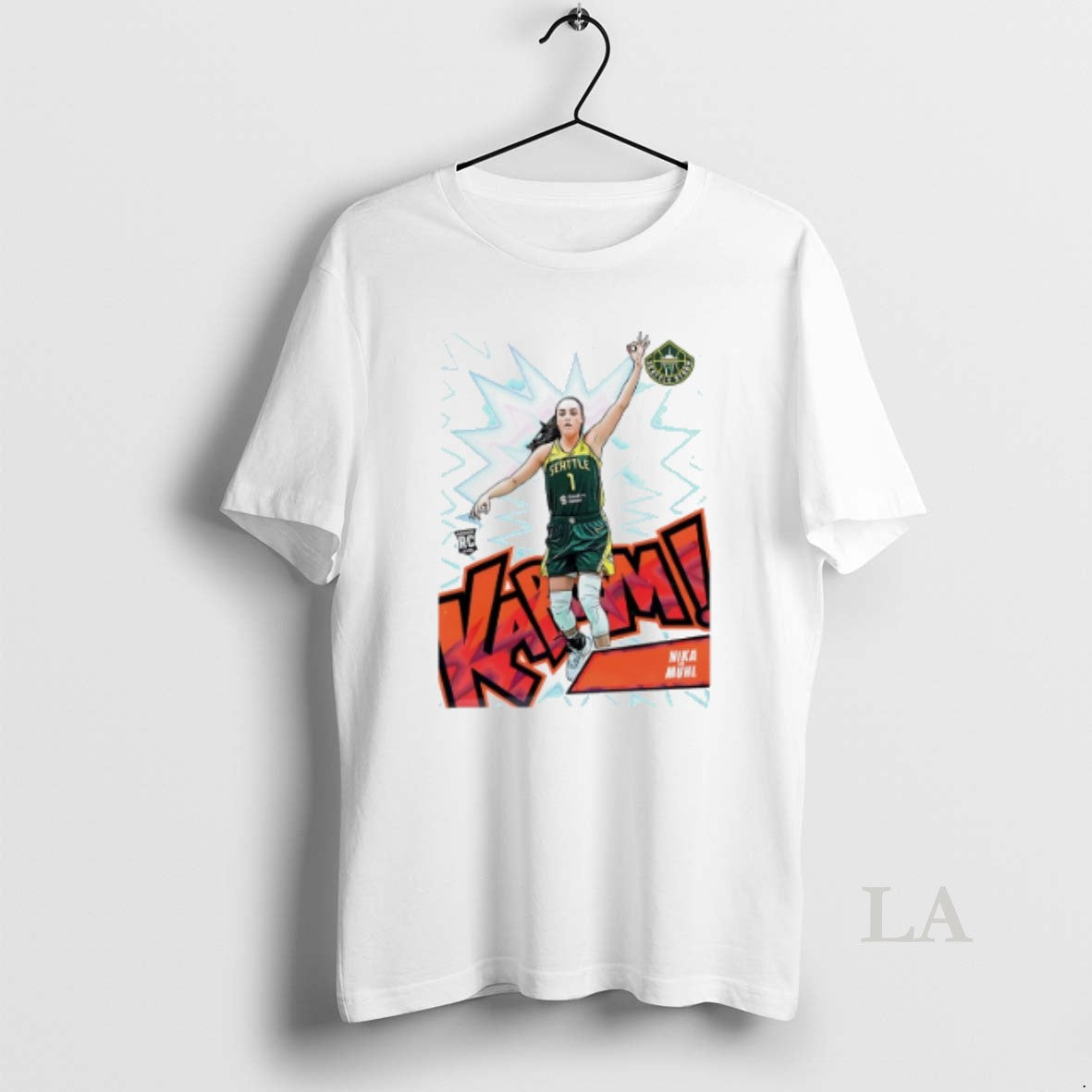 Original Nika Muhl Kaboom Seattle Storm Player Caricature