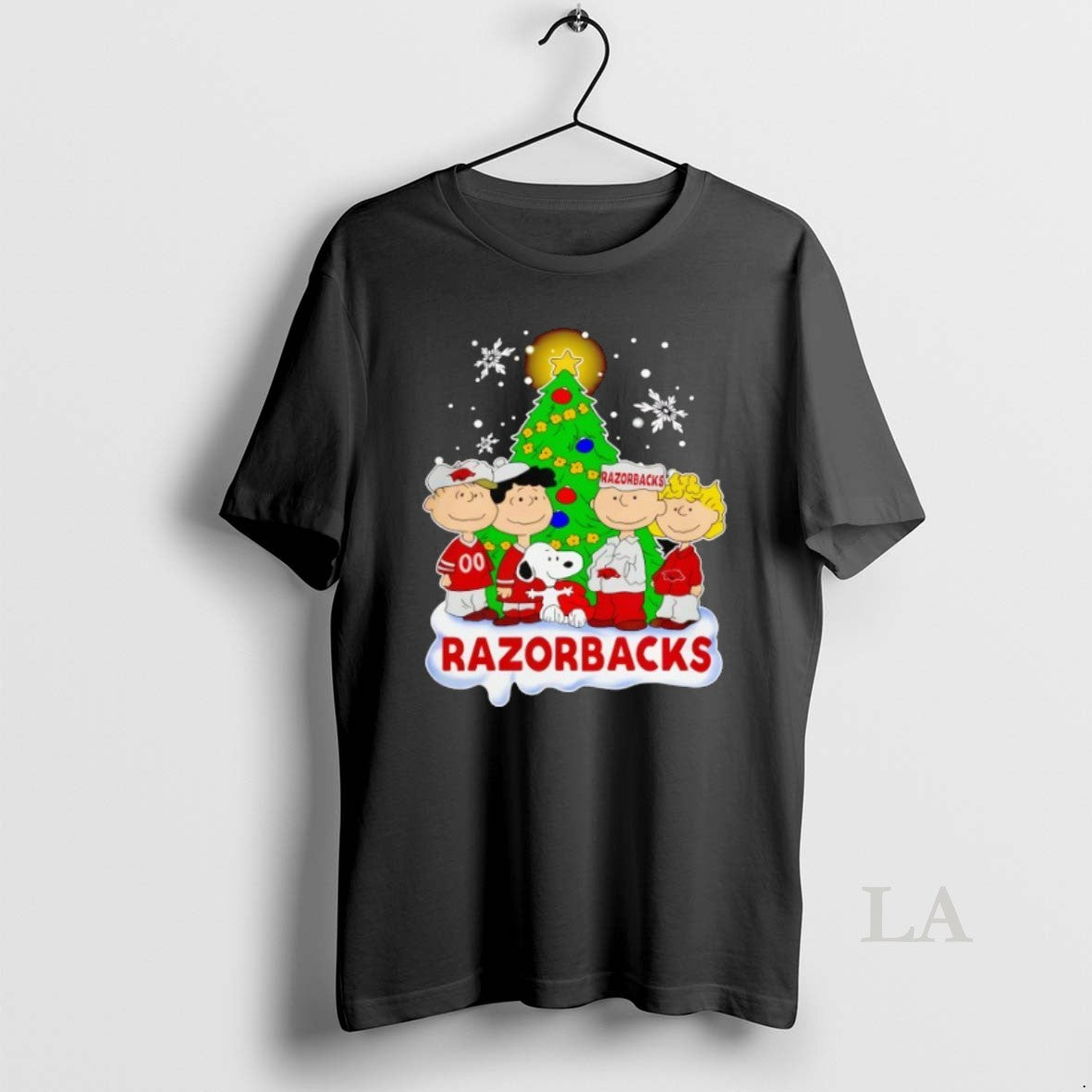 Original Peanuts Characters Arkansas Razorbacks Christmas