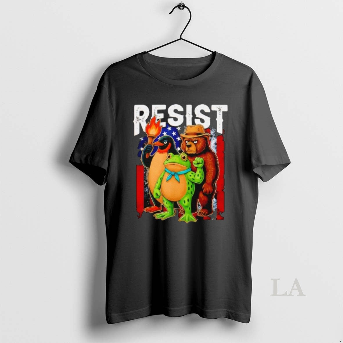 Original Penguin Frog Bear Resist Protest Against Tariffs