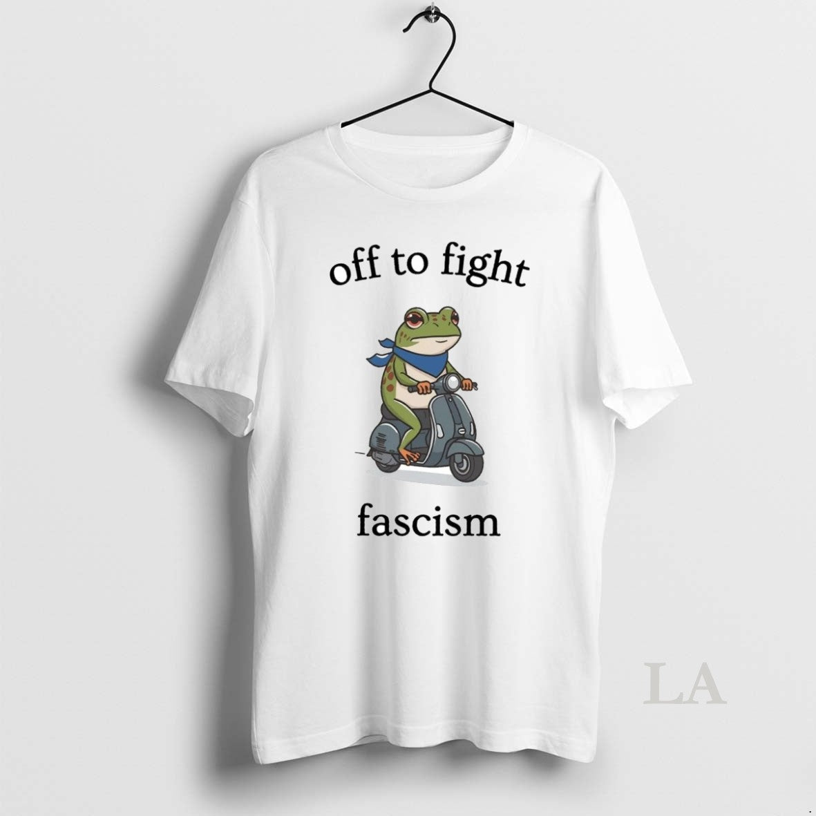 Original Portland Frog Off To Fight Fascism