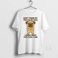 Original Pug Dont Throw My Past In My Face I Know What The Fuck