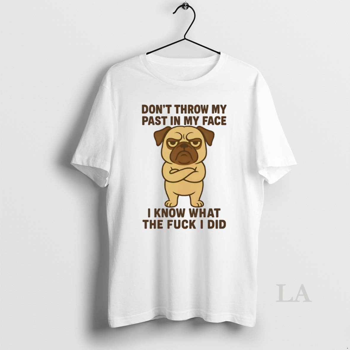 Original Pug Dont Throw My Past In My Face I Know What The Fuck