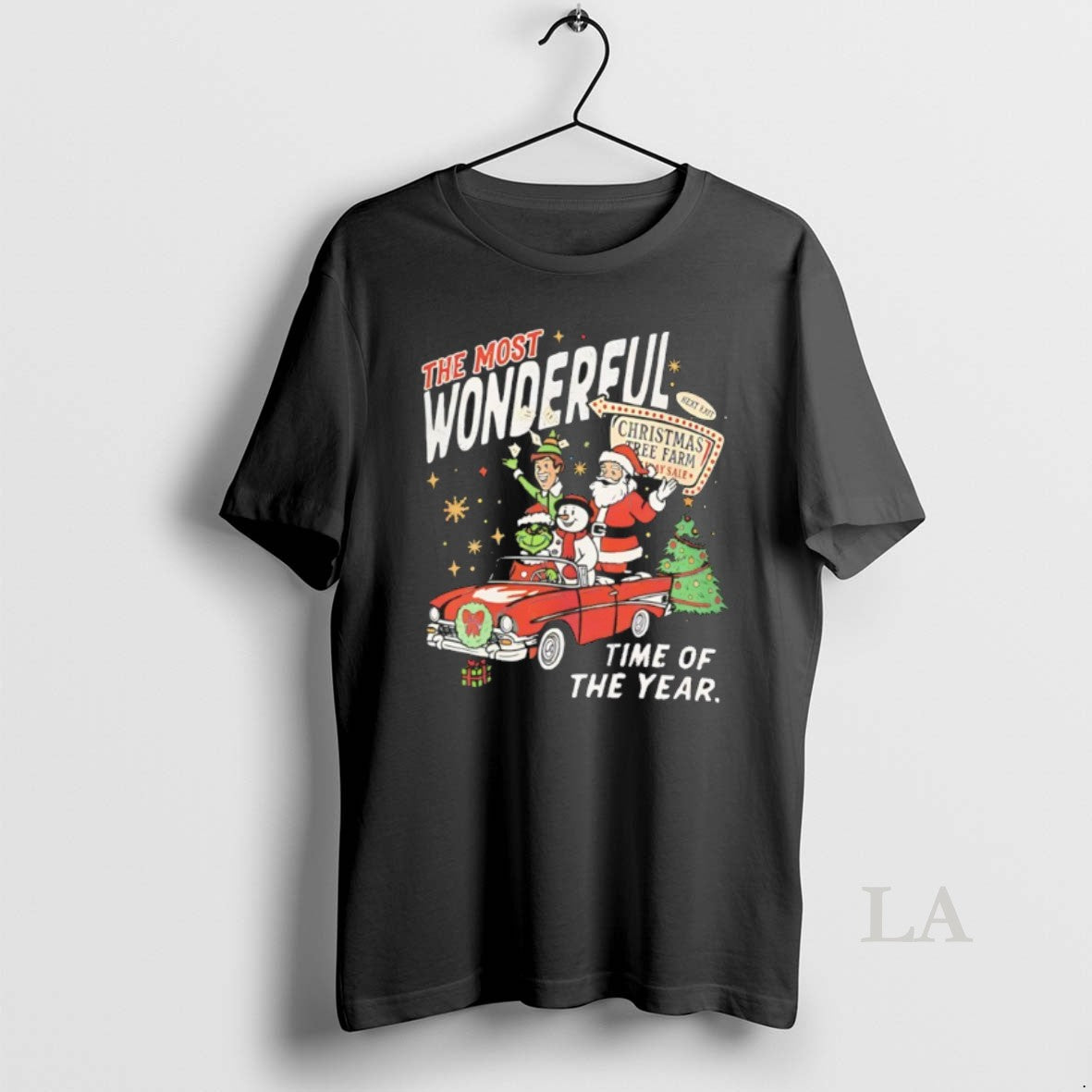 Original Santa Claus Elf Snowman And Grinch The Most Wonderful Time Of The Year Christmas