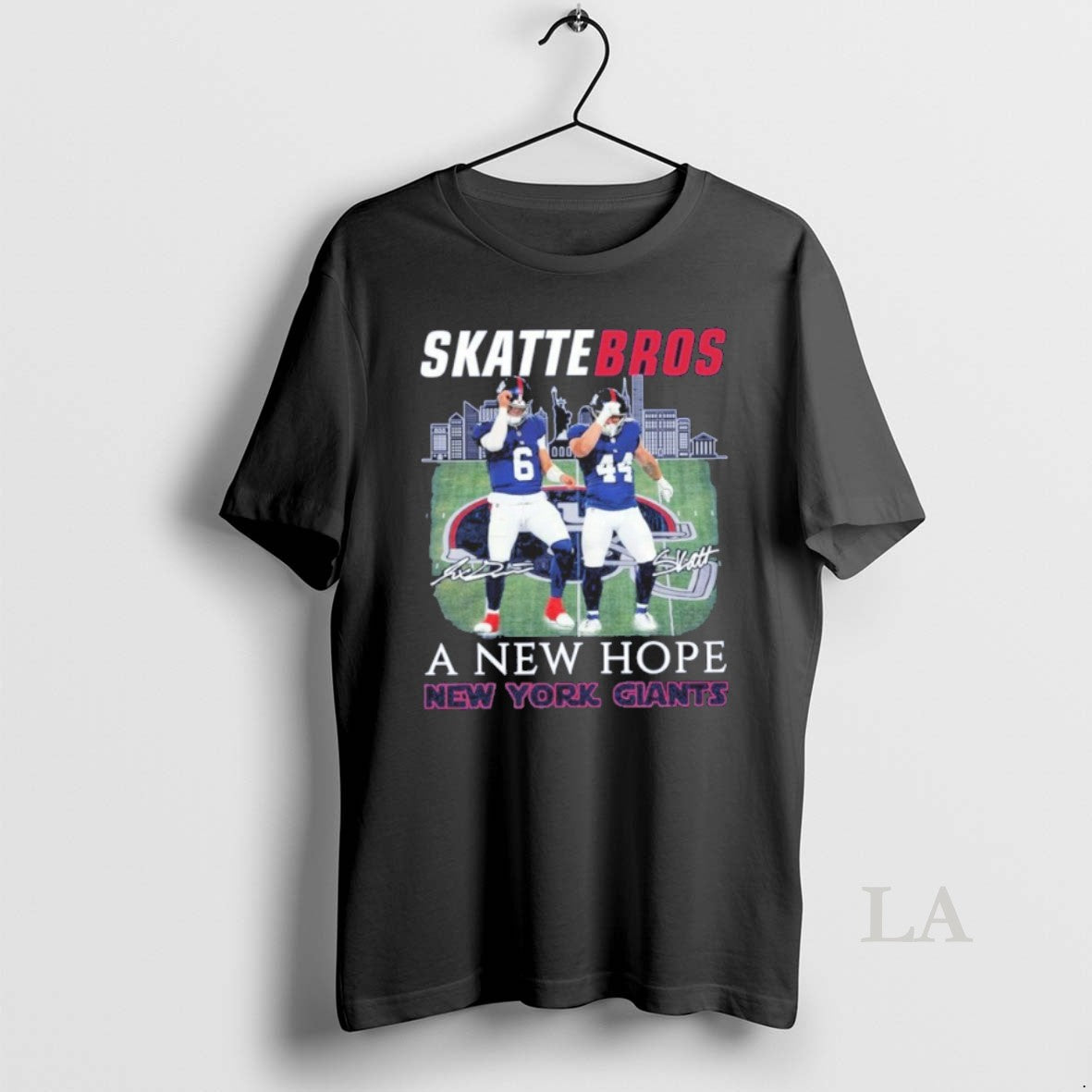 Original Skatt Bros A New Hope New York Giants Player Signature