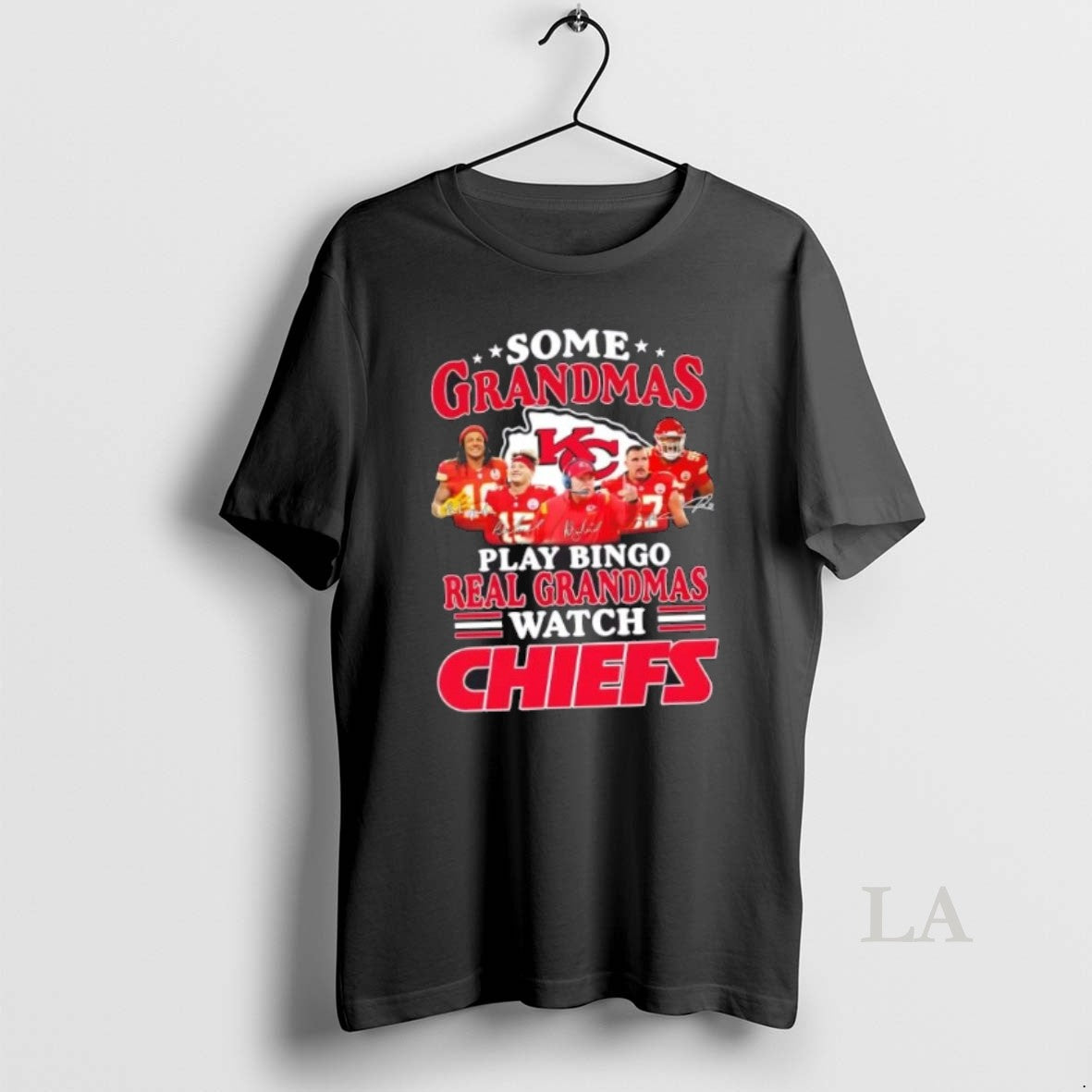 Original Some Grandmas Play Bingo Real Grandmas Watch Coach Andy Reid And Players Kansas City