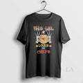 Original This Girl Loves Her Kansas City Chiefs Skeleton Heart Hands Halloween