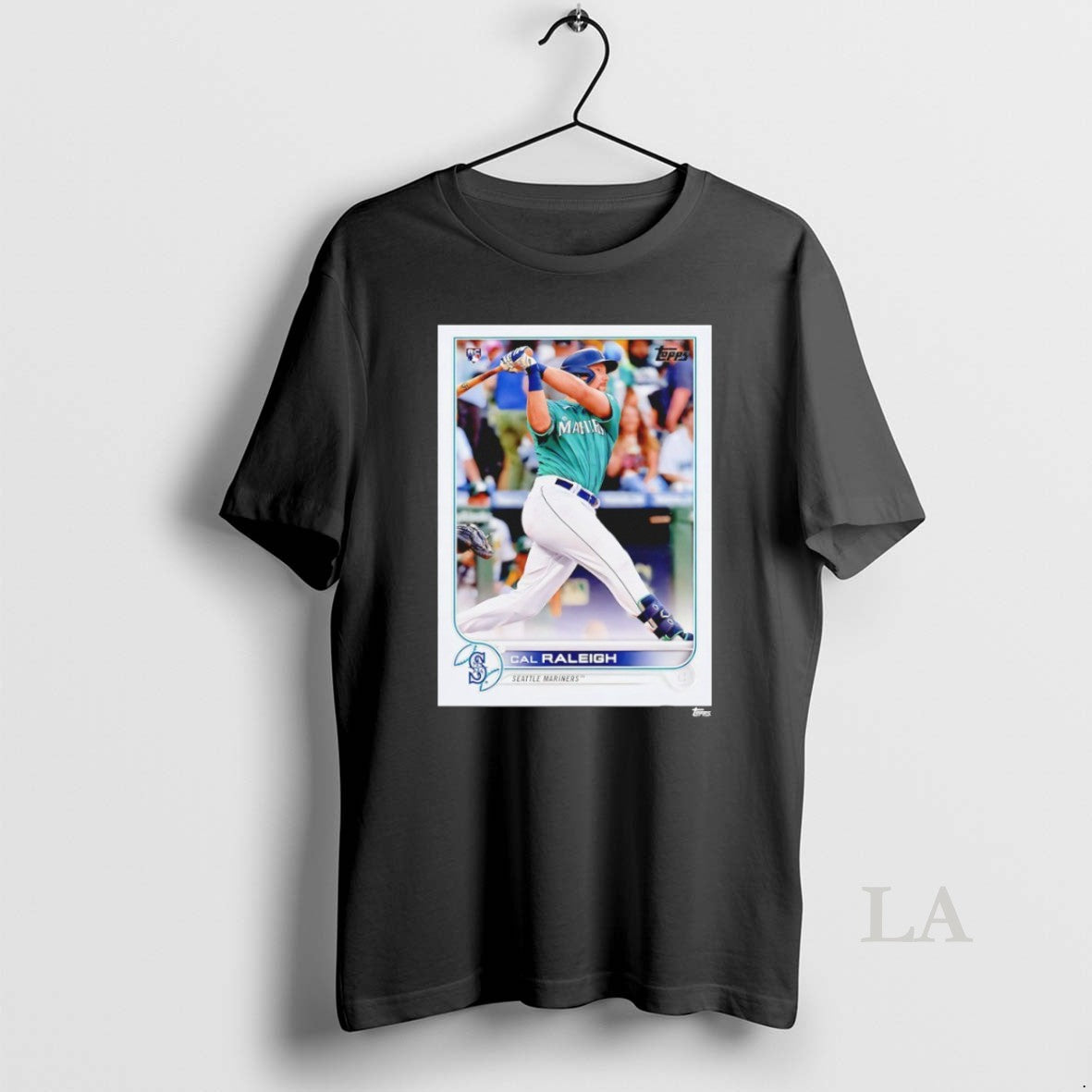 Original Topps Baseball 2022 Cal Raleigh Seattle Mariners Card