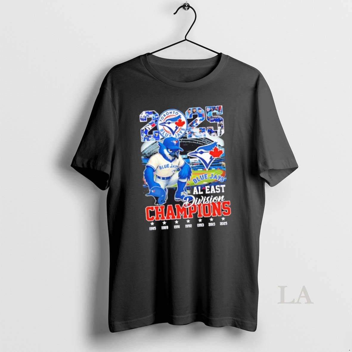 Original Toronto Blue Jays Al East Division Champions Mascot 2025 Logo Stadium