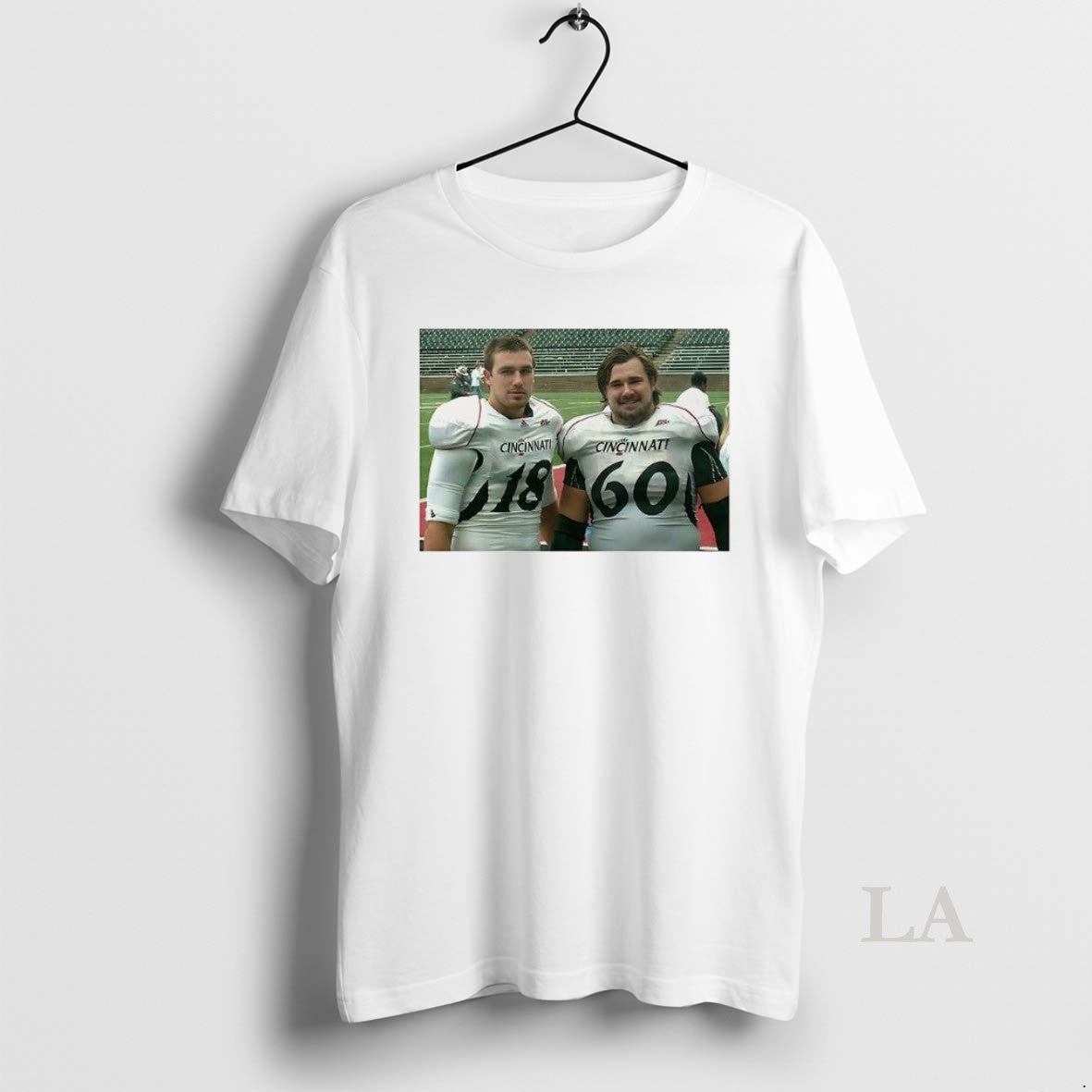 Original Travis Kelce And Jason Kelce Cincinnati Bearcat Image