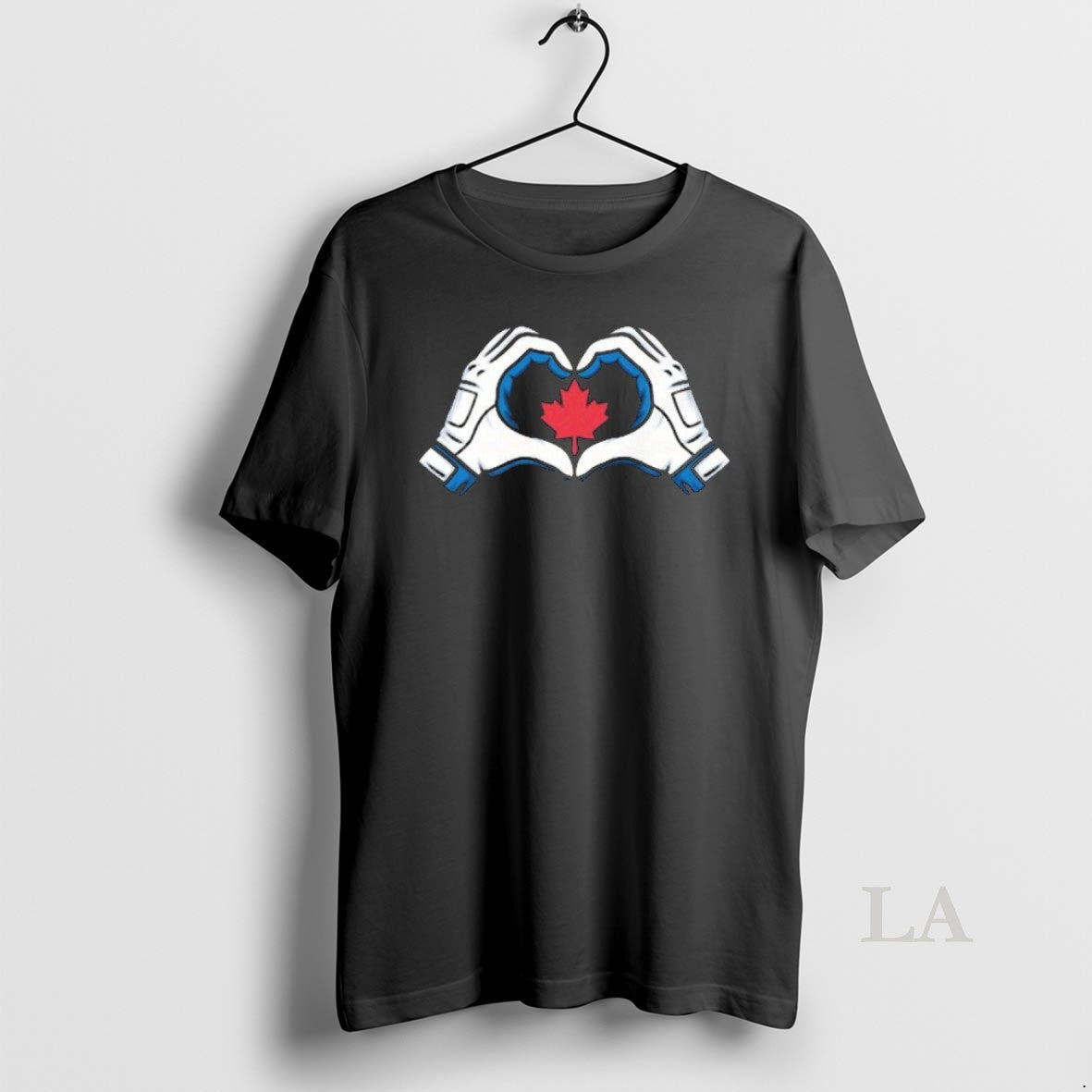 Original Vladimir Guerrero Jr Toronto Blue Jays Wearing Canada Heart Hands