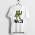 Original Hands Off Portland Frog
