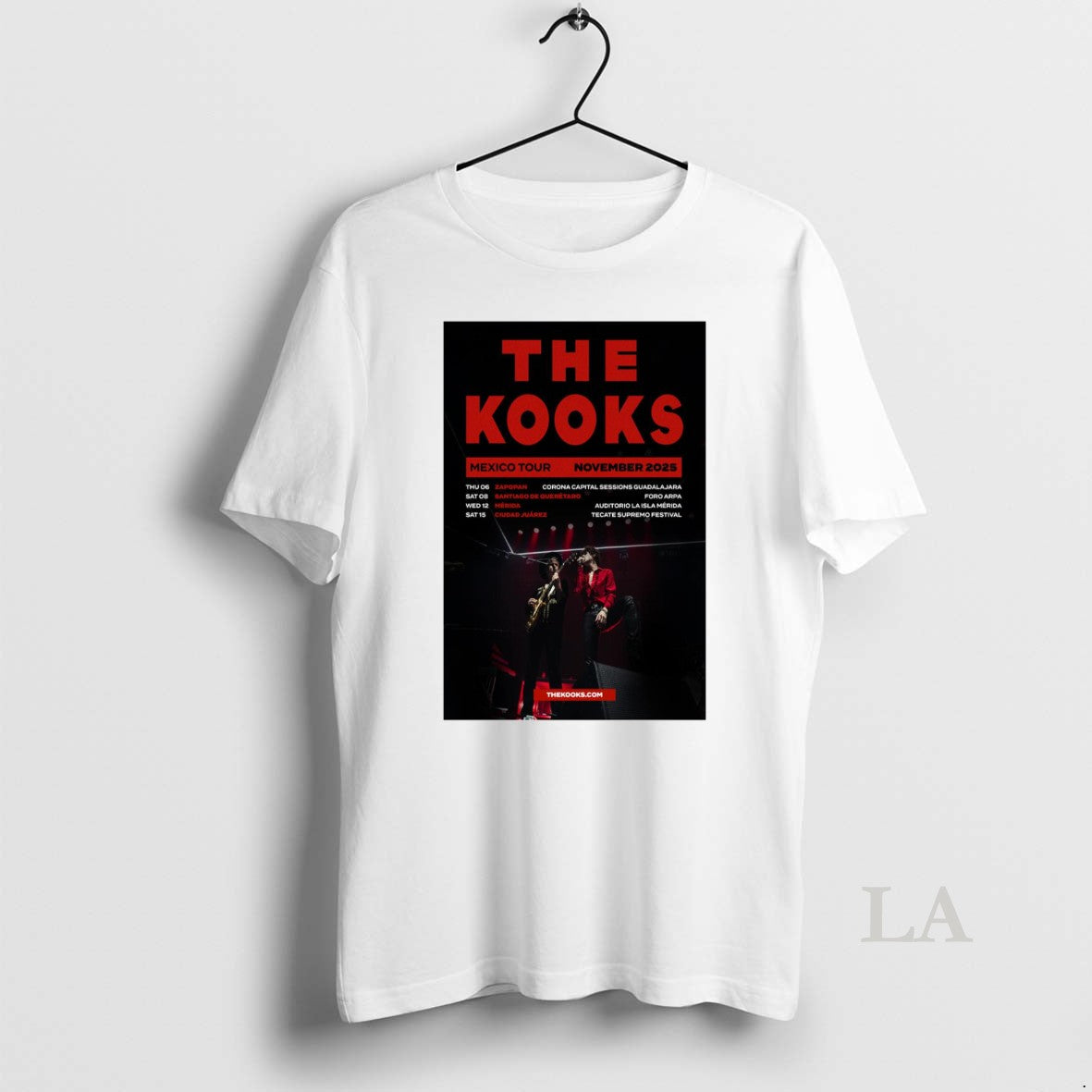 Original The Kooks Mexico Tour November 2025