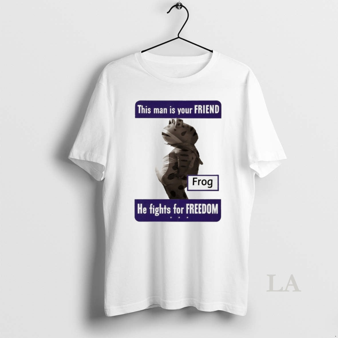 Original This Man Is Your Friend Frog He Fights For Freedom Anti Ice