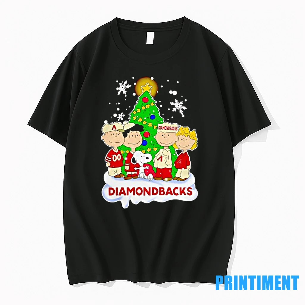 Peanuts Characters Arizona Diamondbacks Christmas Tshirts Sweater