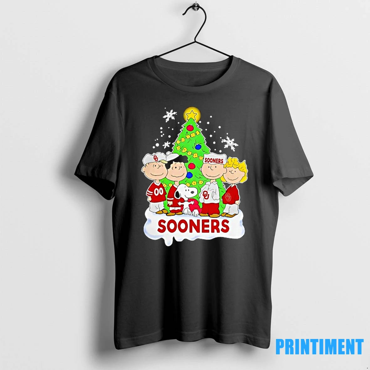 Peanuts Characters Oklahoma Sooners Christmas Tshirts Sweater