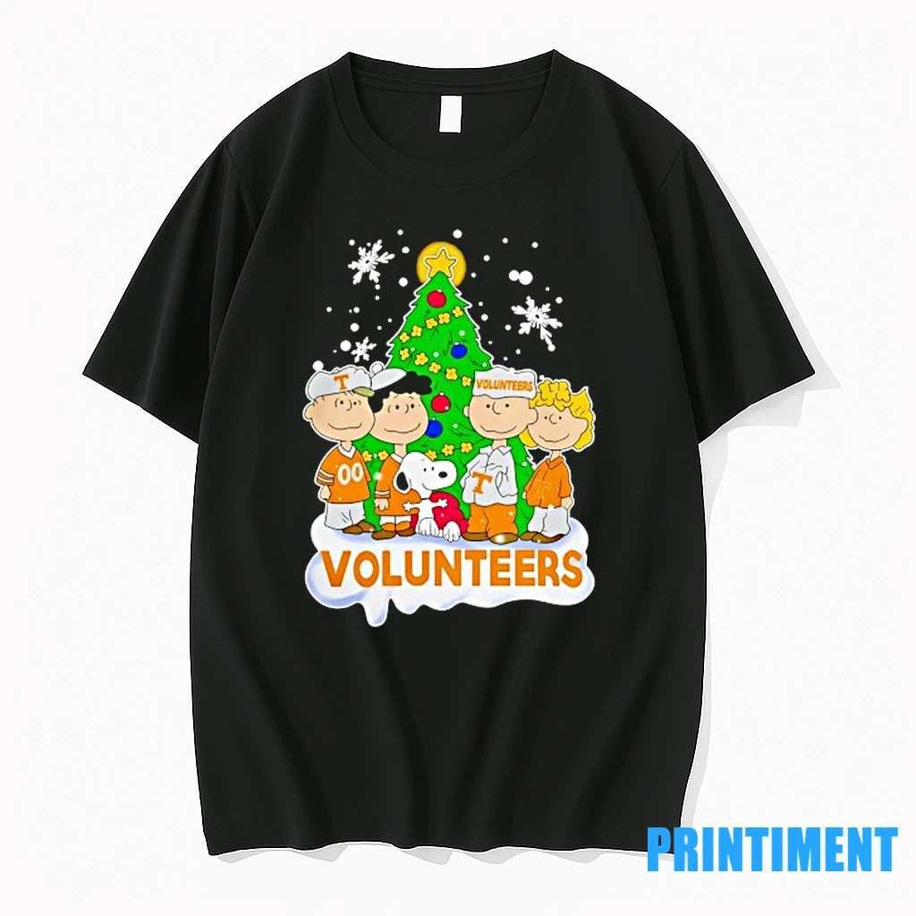 Peanuts Characters Tennessee Volunteers Christmas Tshirts Sweater