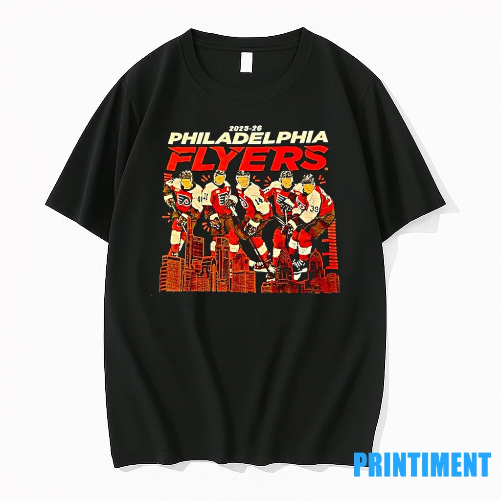 Philadelphia Flyers 2025 26 Trevor Zegras Nhl Legends Tshirts Sweater