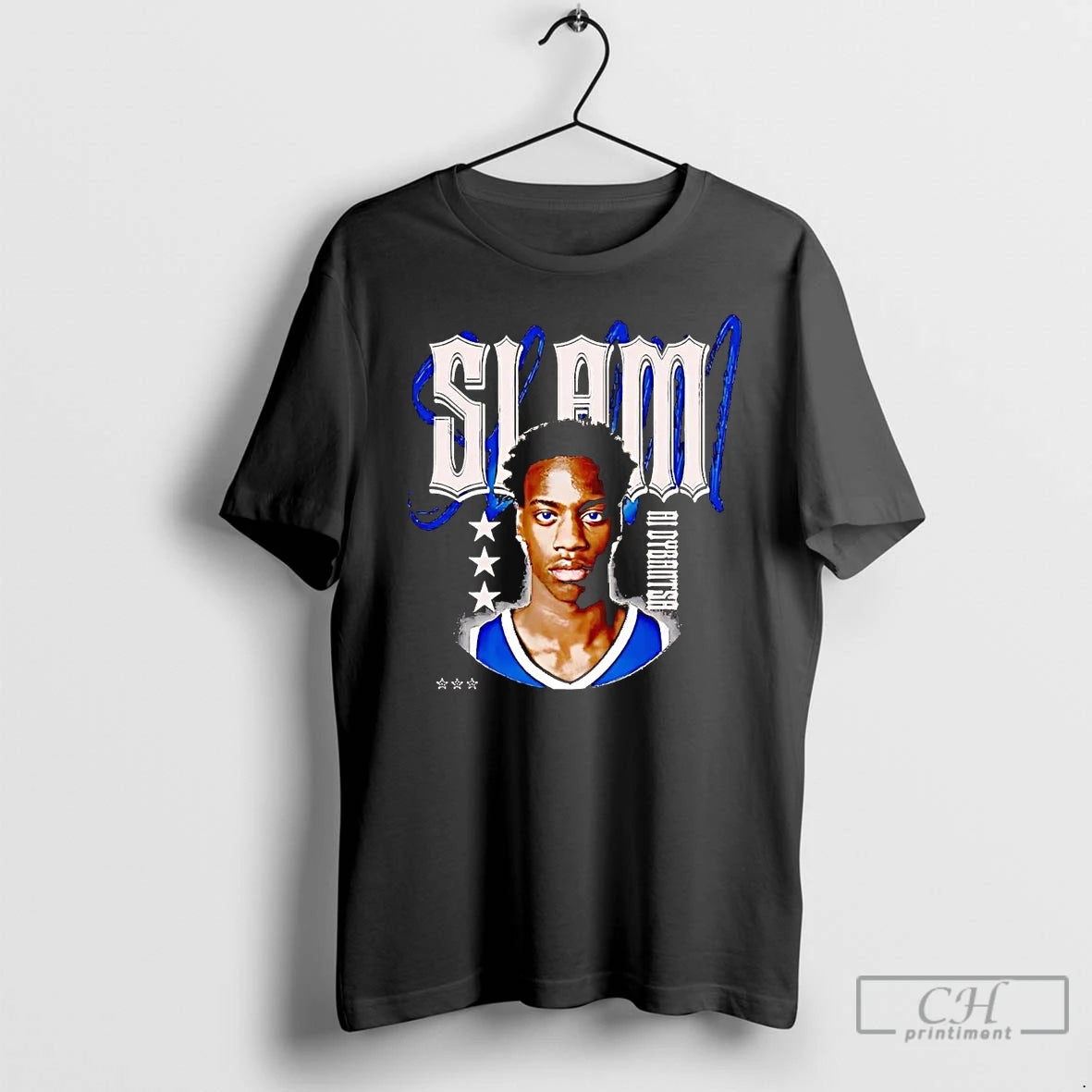 Premium Aj Dybantsa Portrait Slam T Shirts