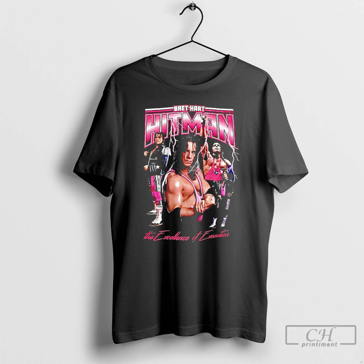 Premium Bret Hart Hitman The Excellence Of Execution T Shirts