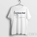 Premium Dallas Cowboys Dad Definition Ornaments T Shirts
