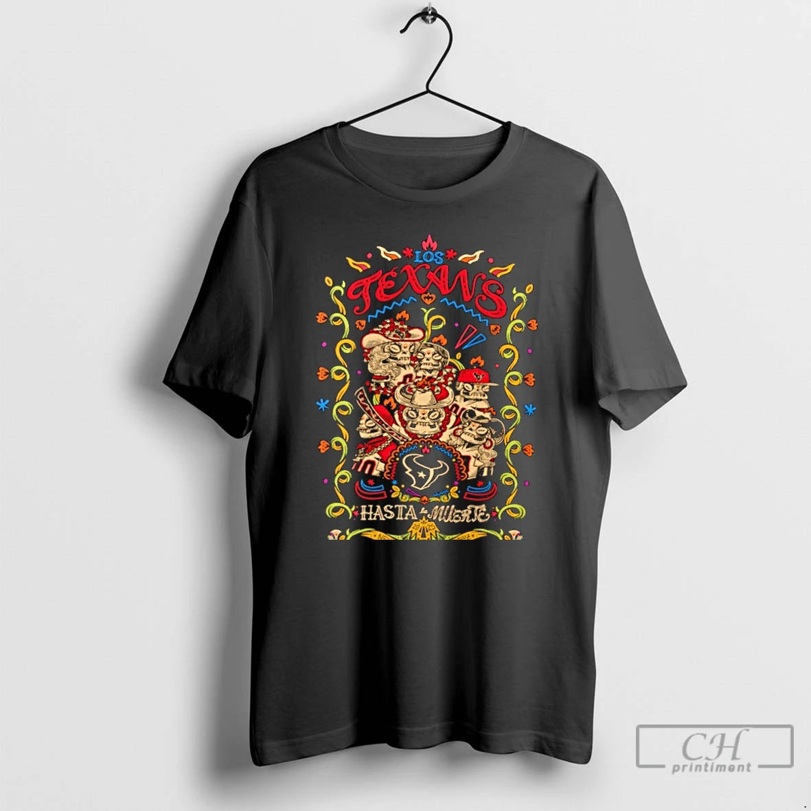 Premium Houston Texans Hasta La Muerte Graphic T Shirts