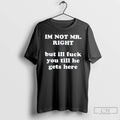 Premium Im Not Mr Right But Ill Fuck You Ornaments T Shirts