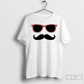 Premium Mustache And Glasses T Shirts