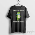 Premium Portland Frog United We Ribbit Divided We Croak Funny T Shirts