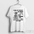 Premium Skeleton I Avoid Shit Because Im Afraid Of Me Not You My Temper Can