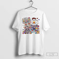 Premium Spooky Conchas Bow Ghost Floral Halloween T Shirts