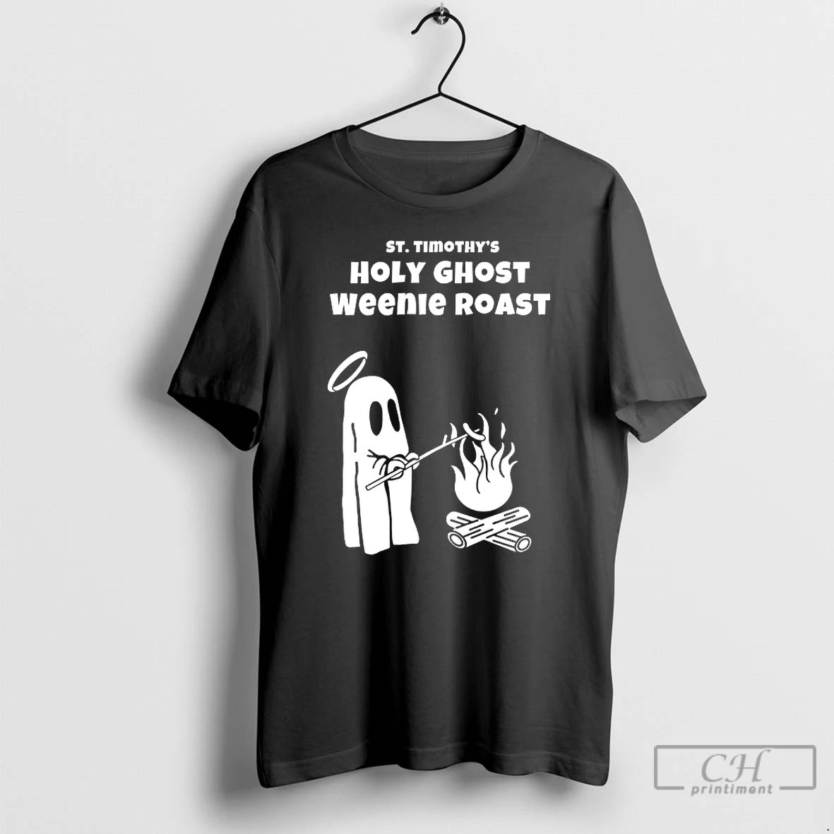 Premium St Timothys Holy Ghost Weenie Roast Halloween T Shirts