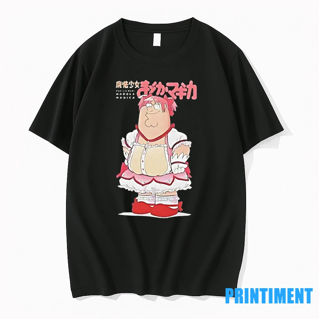 Puella Magi Madoka Magica Peter Griffin Family Guy Parody Tshirts Sweater