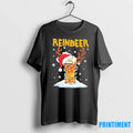 Reinbeer Winedeer Santa Hat Chrismas Tshirts Sweater