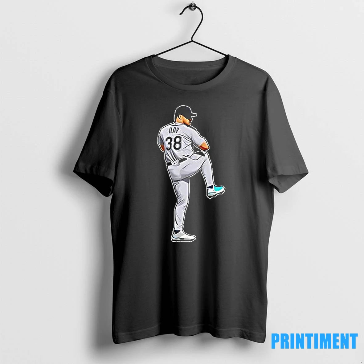 Seattle Mariners Robbie Ray 38 Baseball Lighting Tshirts Sweater