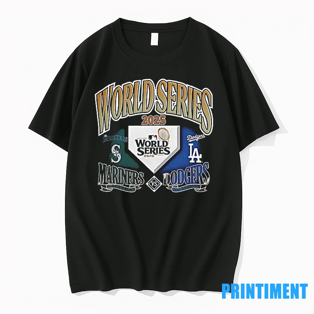Seattle Mariners Vs Los Angeles Dodgers 2025 Mlb World Series Tshirts Sweater