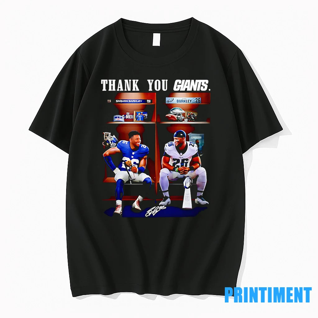 Thank You Giants Saquon Barkley Tshirts Sweater