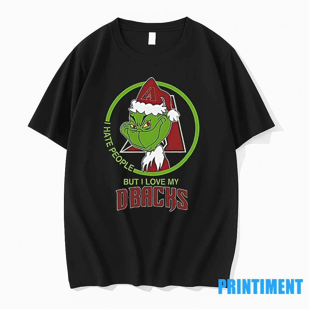 The Grinch I Hate People But I Love My Dbacks Tshirts Sweater