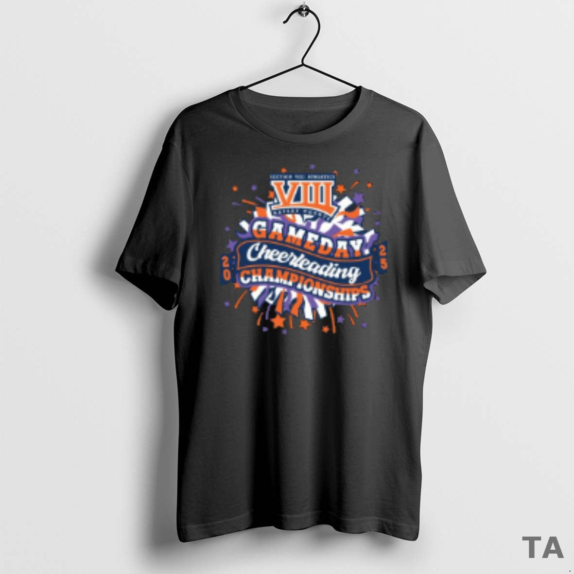 Top 2025 Section Viii Athletics Nassau County Game Day Cheerleading Championships Logo T Shirt Sweater