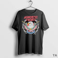 Top Agnostic Front Tattoo Eagle T Shirt Sweater
