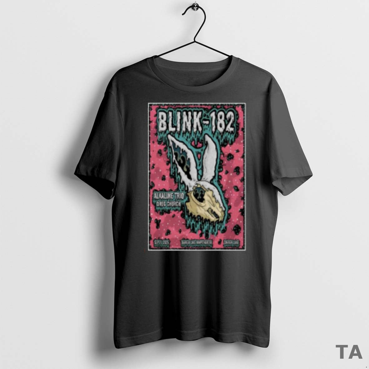 Top Blink 182 Fall Tour September 11 2025 Darien Lake Amphitheater Darien Center Ny Painting