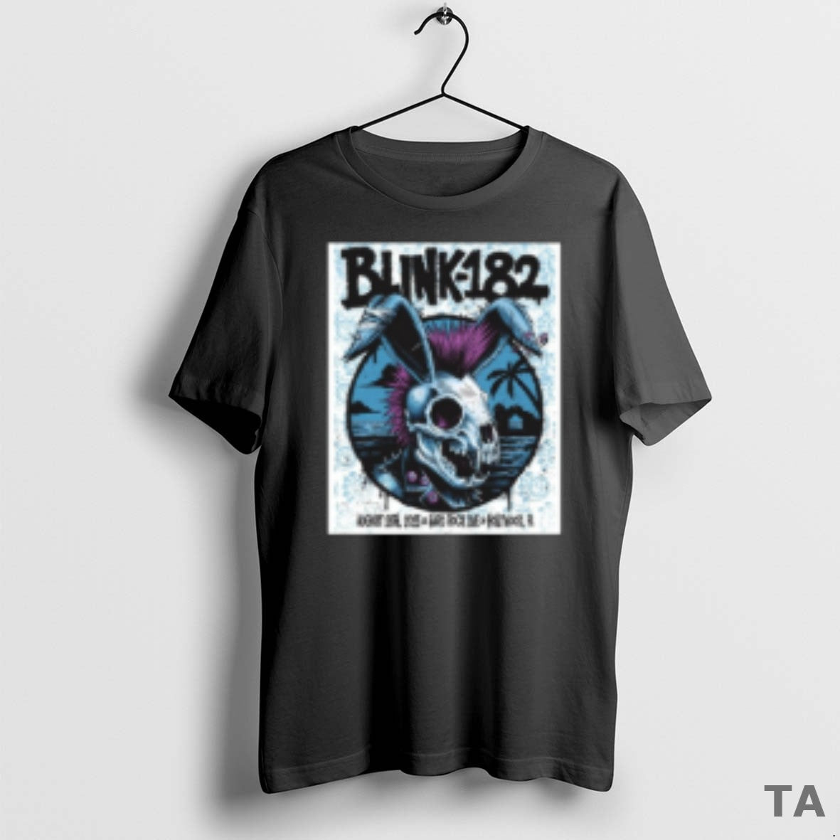 Top Blink 182 Tour Hard Rock Live In Hollywood Fl August 28 2025 Skull Bunny