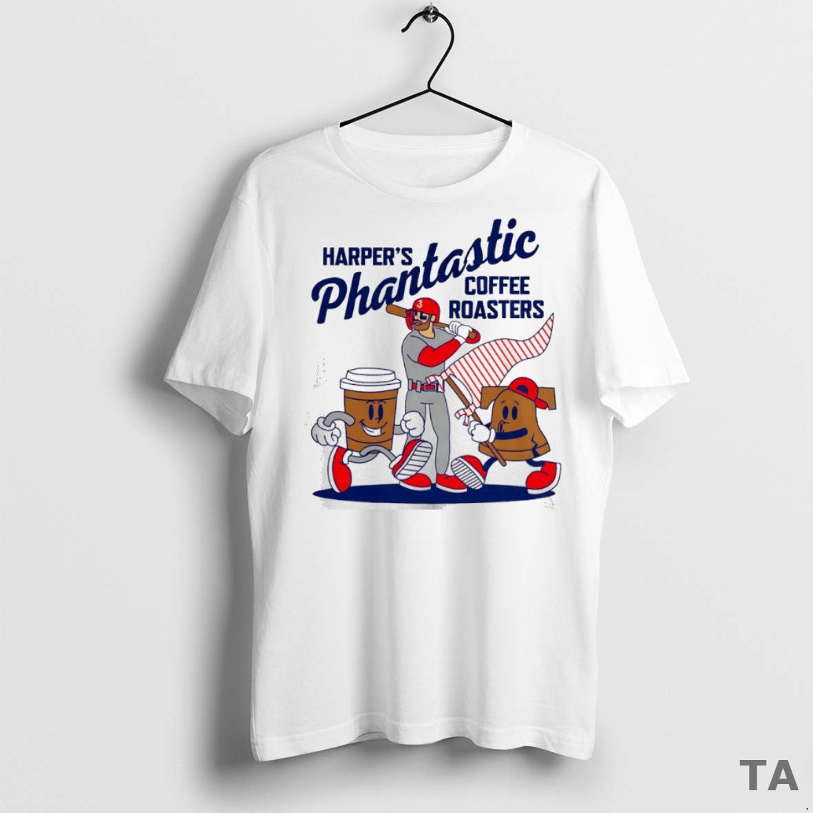 Top Bryce Harper Philadelphia Phillies Harpers Phantastic Coffee Roasters T Shirt Sweater